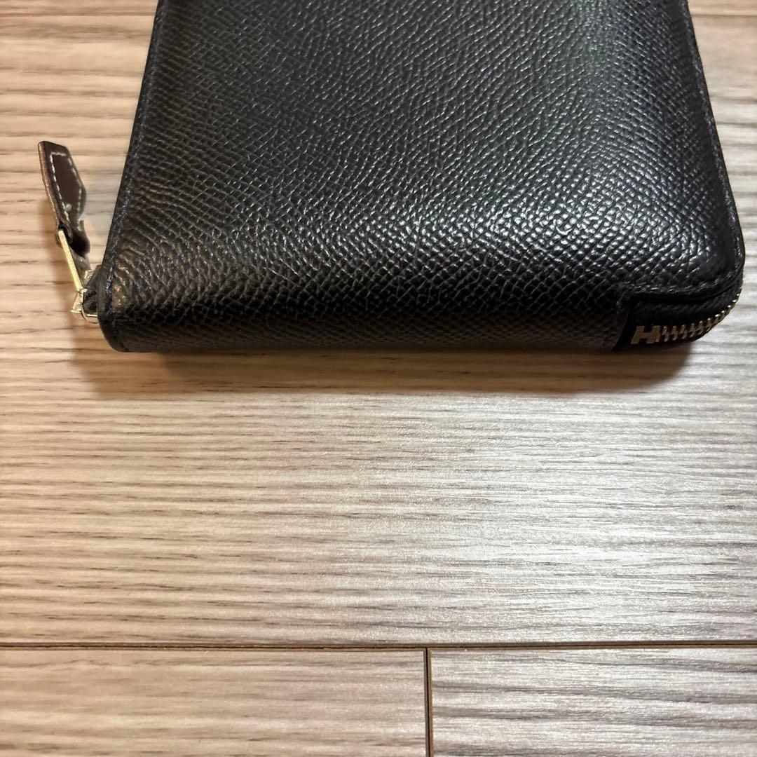 エルメス　シルクイン　コンパクト　黒　王者の虎