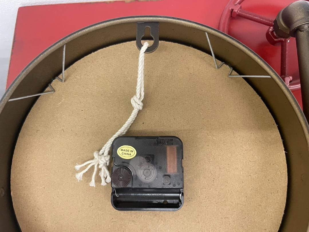 時計 壁掛け時計 掛時計 ウォールクロック インダストリアル ガスパイプ レトロ