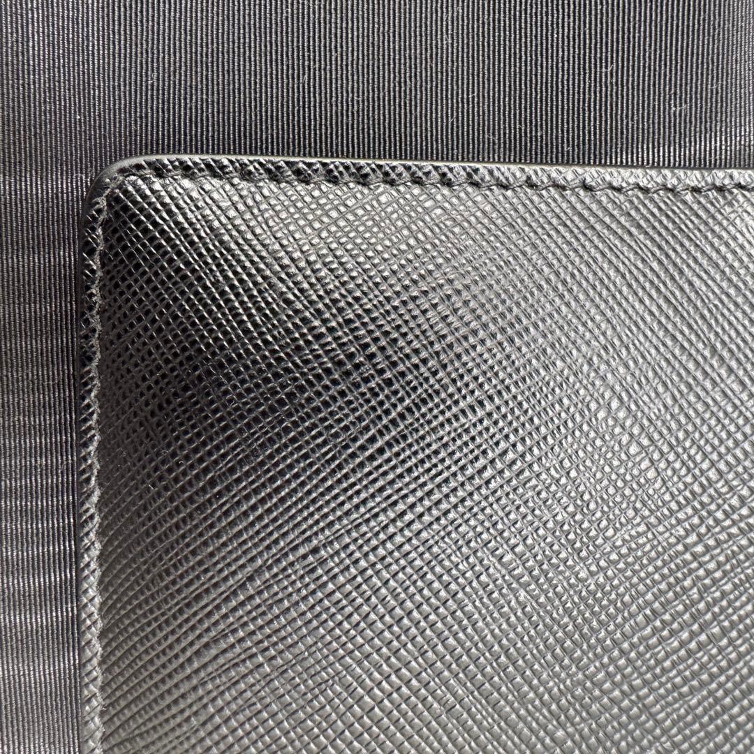 PRADA サフィアーノ クジラ柄 カードケース ケース 黒