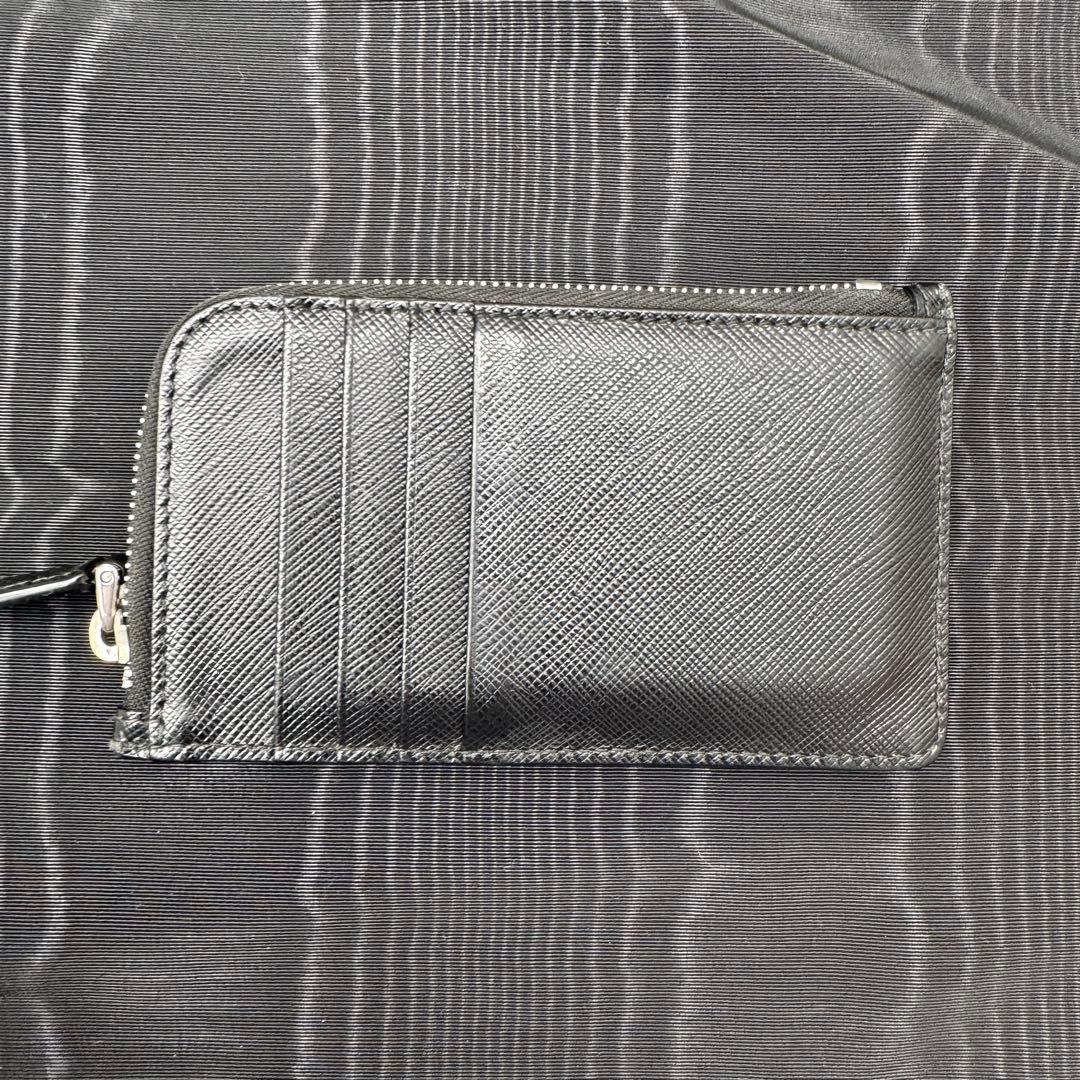 PRADA サフィアーノ クジラ柄 カードケース ケース 黒