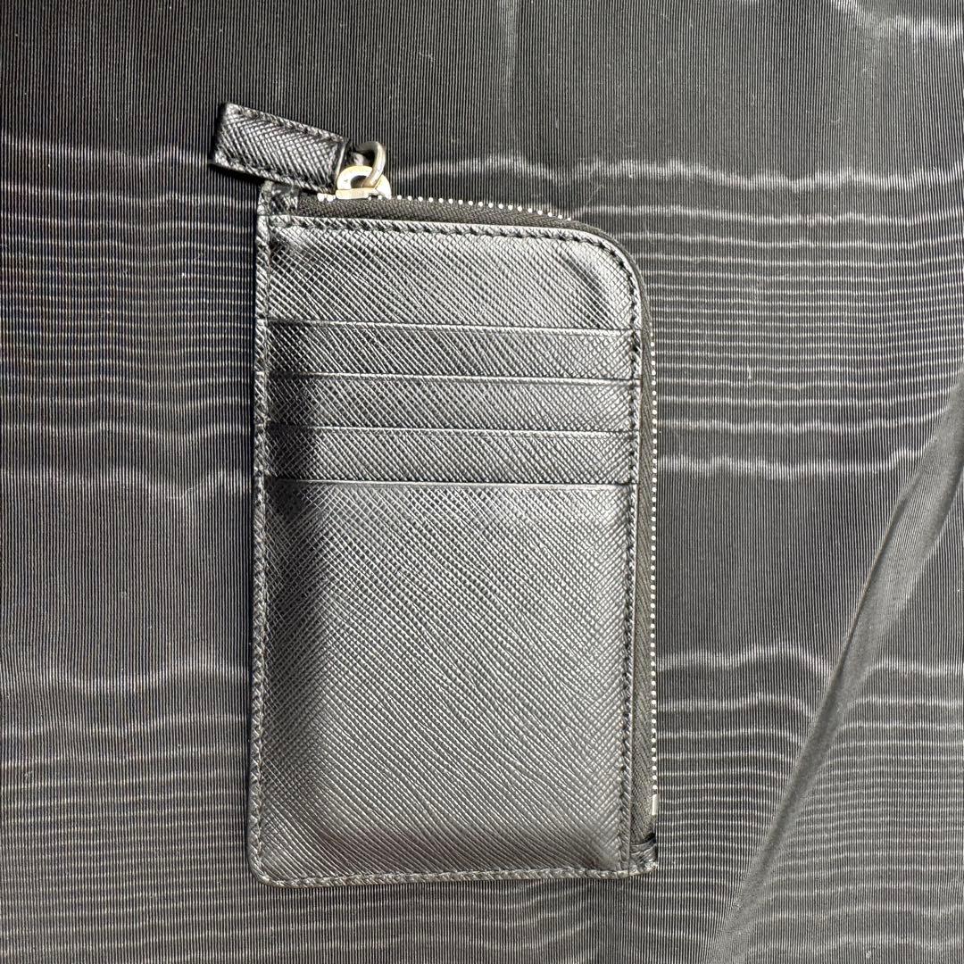 PRADA サフィアーノ クジラ柄 カードケース ケース 黒