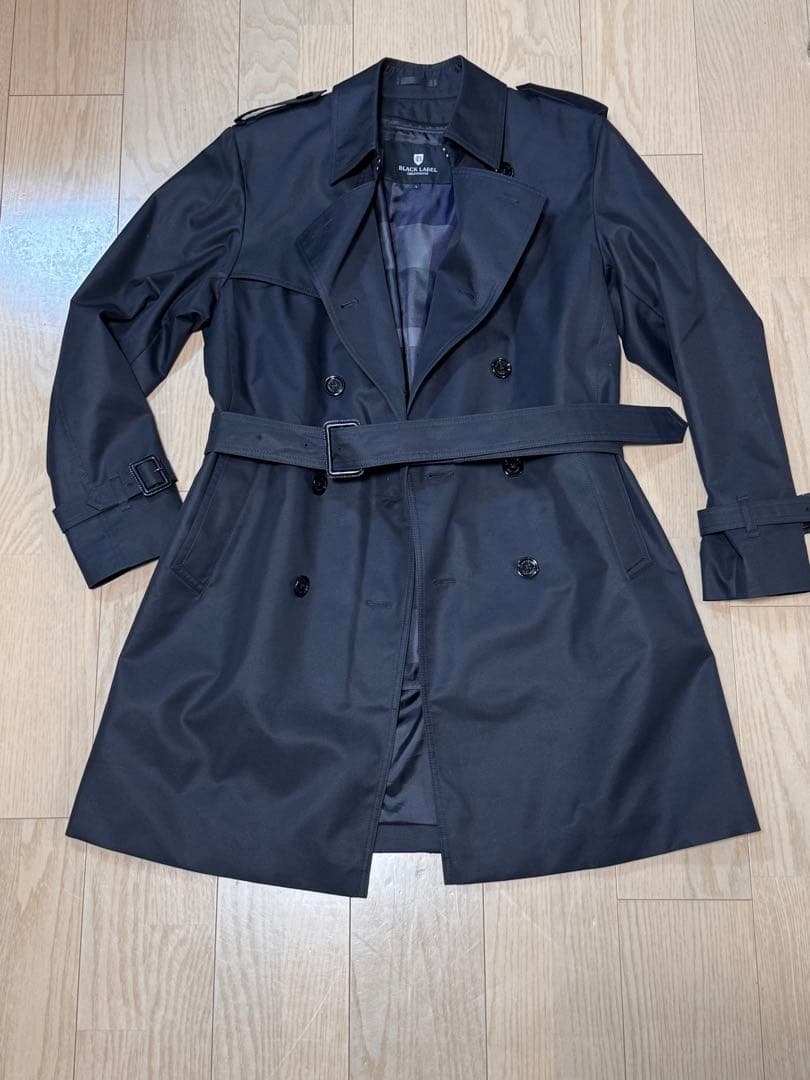 ブラックレーベルクレストブリッジ　トレンチコート チェック裏地付き