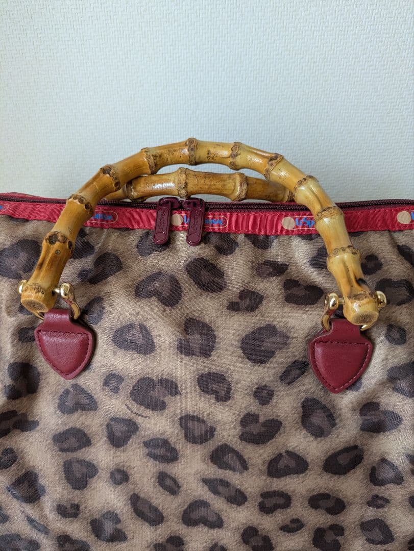 【美品】LeSportsacバンブーボストンバッグ