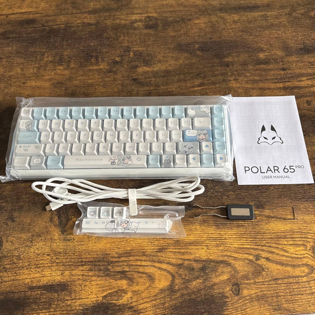 ふもコレ nachoneko ゲーミングキーボード Polar65 Pro