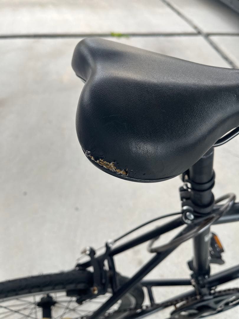 直接引き取り　ミニベロ ブラック ドロップハンドル　ロードバイク