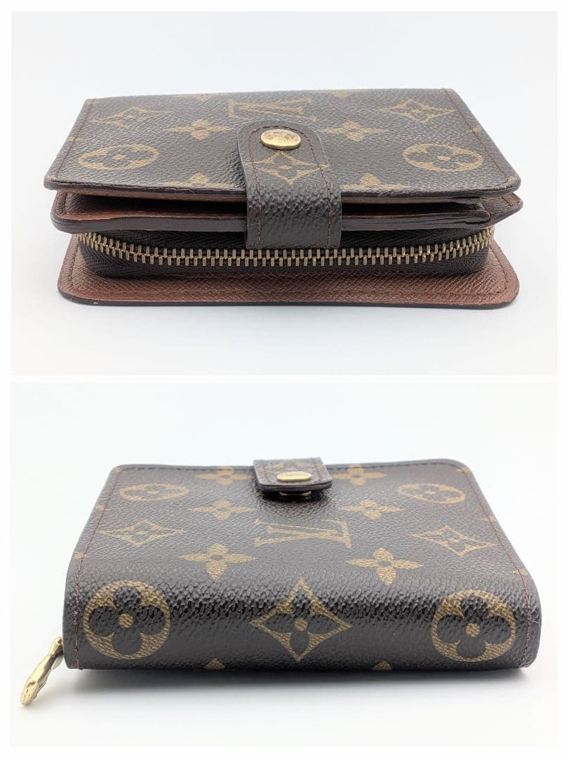 ルイヴィトン LOUIS VUITTON モノグラム コンパクトジップ 二つ折り