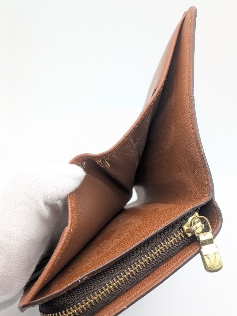 ルイヴィトン LOUIS VUITTON モノグラム コンパクトジップ 二つ折り