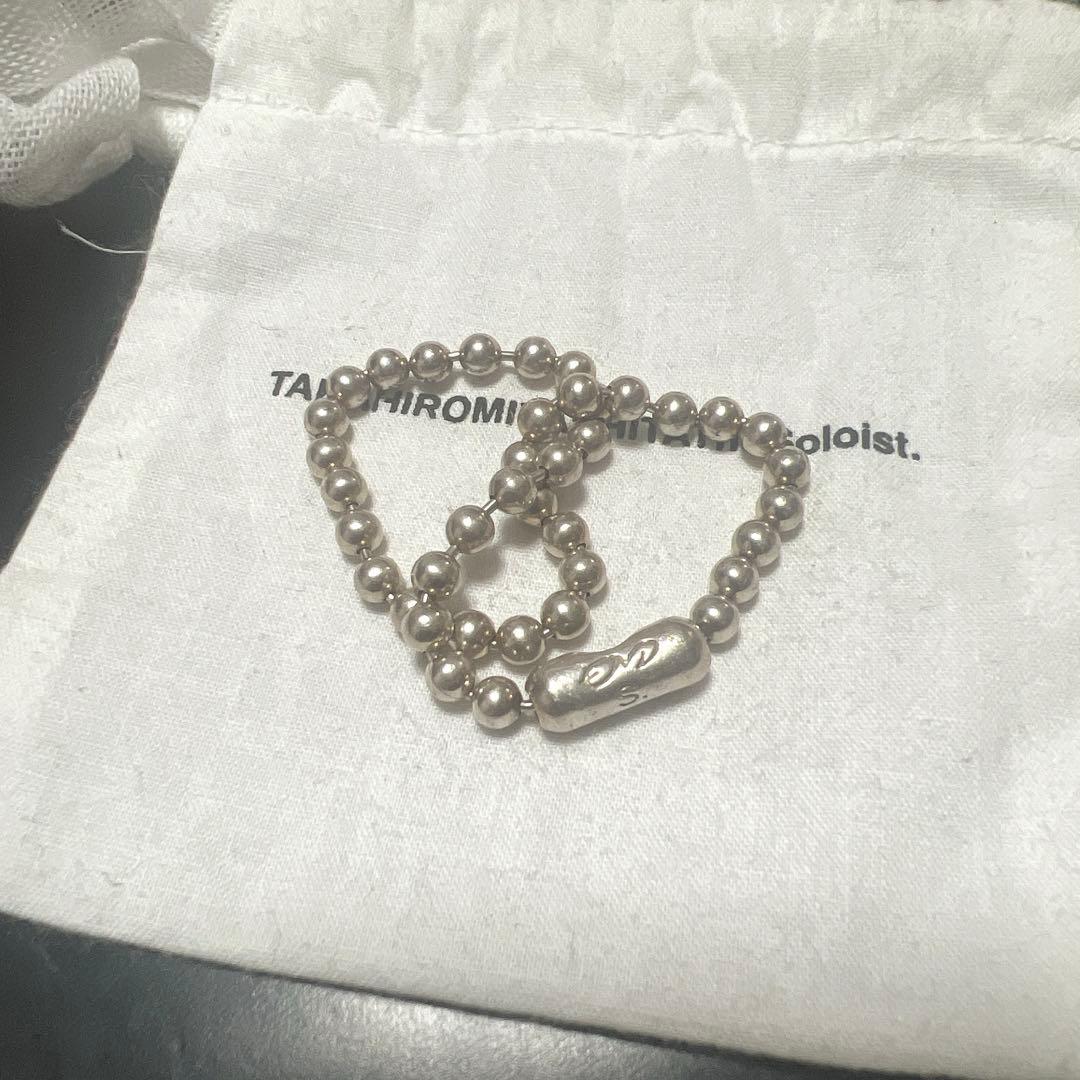 ソロイスト ball chain bracelet S regular