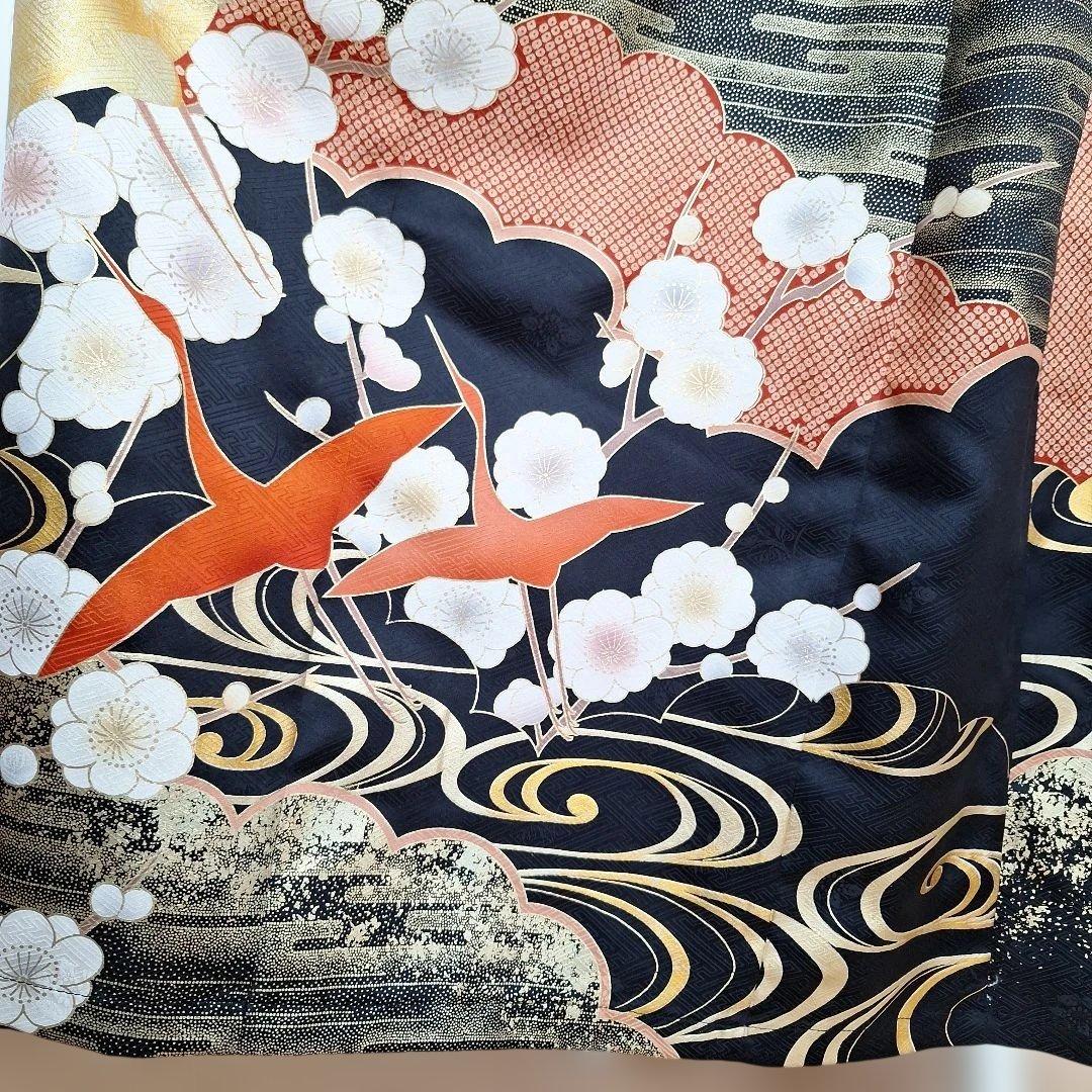 着物リメイクワンピース3642