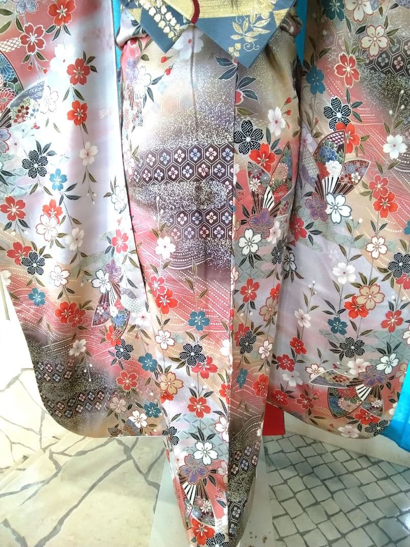 振袖フルセット、正絹振袖、成人式、重ね衿、帯揚げ帯締め、西陣袋帯、襦袢