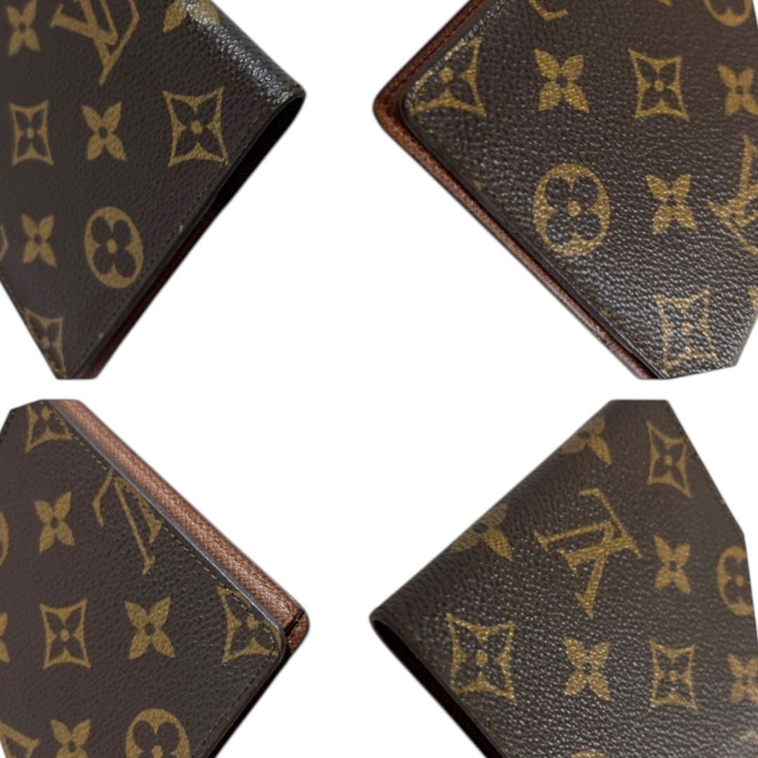 ルイヴィトン　二つ折り財布　札入れ　廃盤　希少　モノグラム　薄型　コンパクト