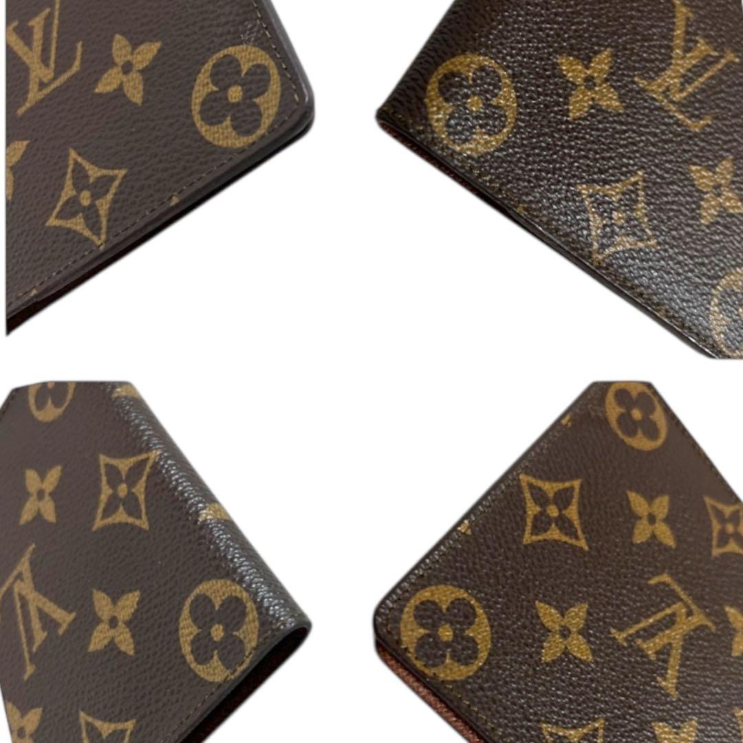 ルイヴィトン　二つ折り財布　札入れ　廃盤　希少　モノグラム　薄型　コンパクト