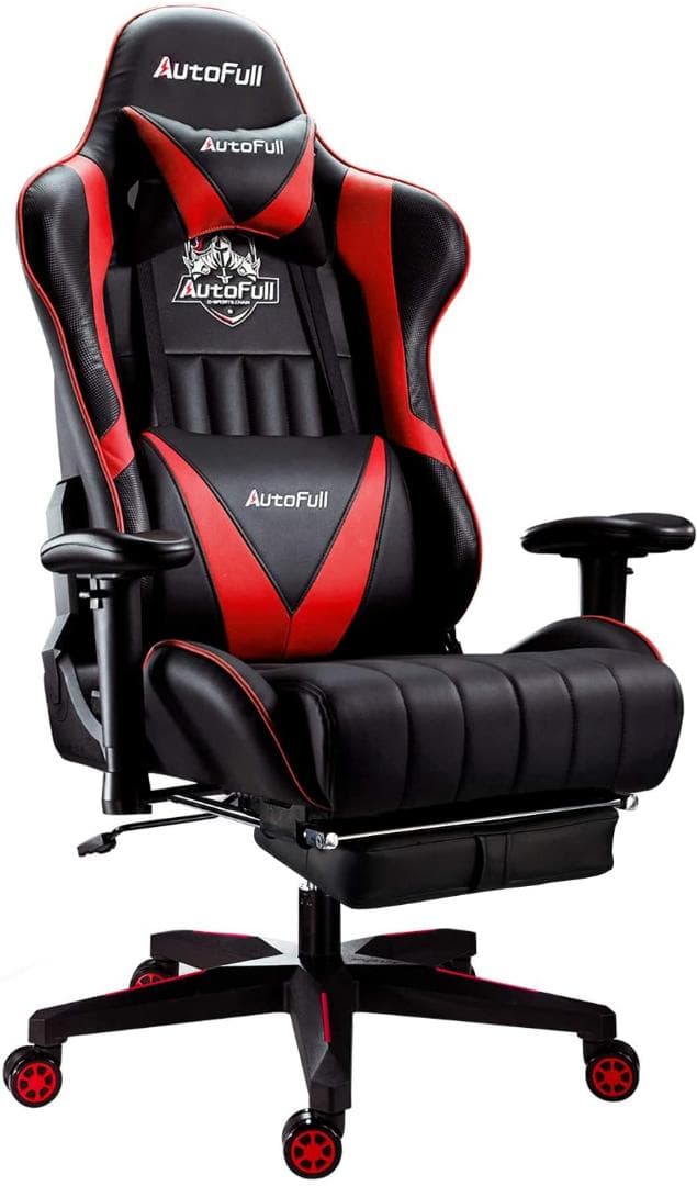 ゲーミングチェア オットマン付き 椅子