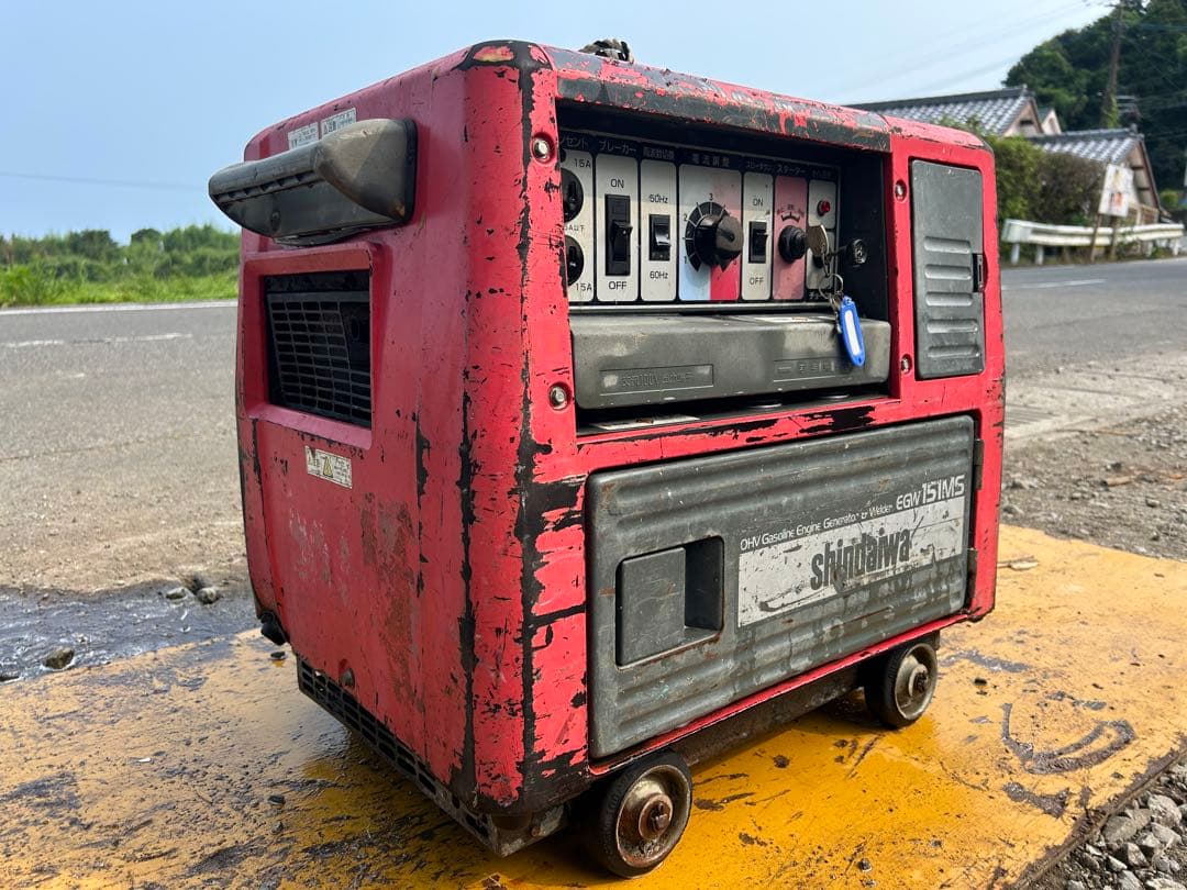 宮崎　Sindaiwa 防音型　ウェルダ　溶接機　発電機　発電　アーク溶接機