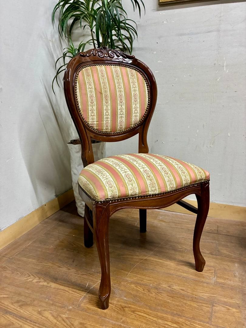 管466☆イタリア製☆アンティーク☆ヴェローナクラシック☆ダイニングチェア☆2脚