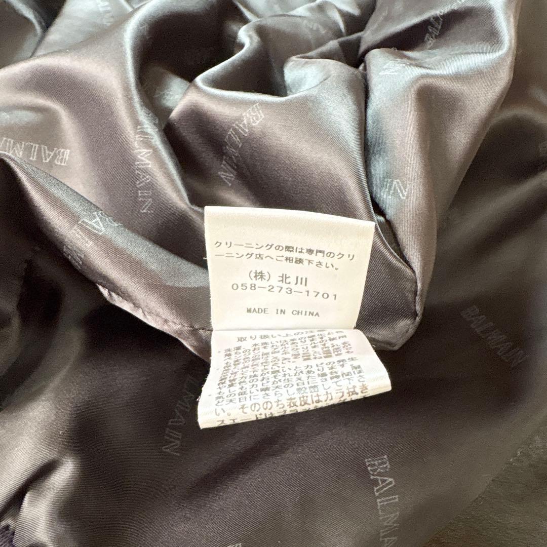 ☆希少XLサイズ☆BALMAIN バルマン シングルライダース リアルレザー