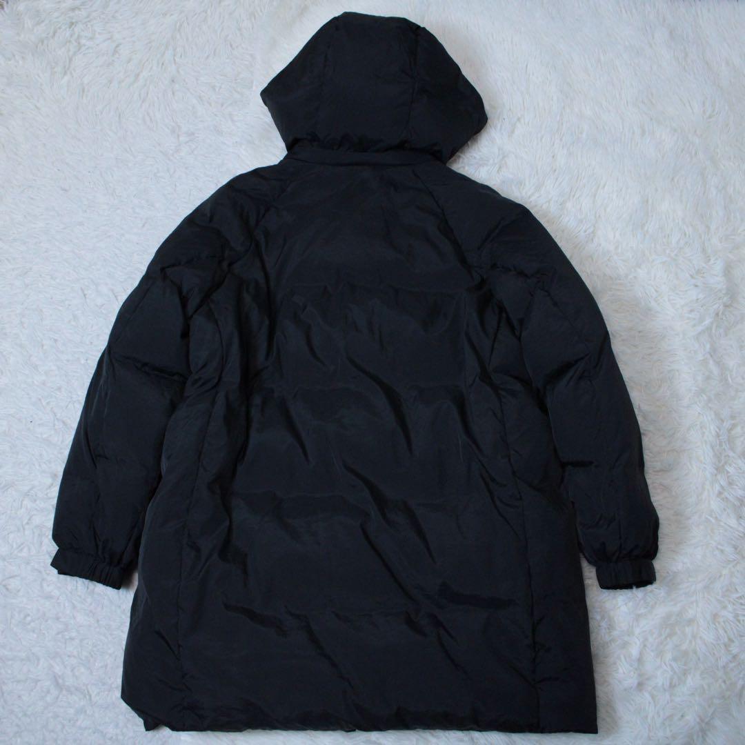 新品 KBF 2way フーディミドルダウンジャケット 黒 S アーバンリサーチ
