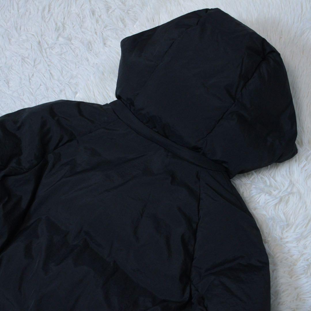 新品 KBF 2way フーディミドルダウンジャケット 黒 S アーバンリサーチ