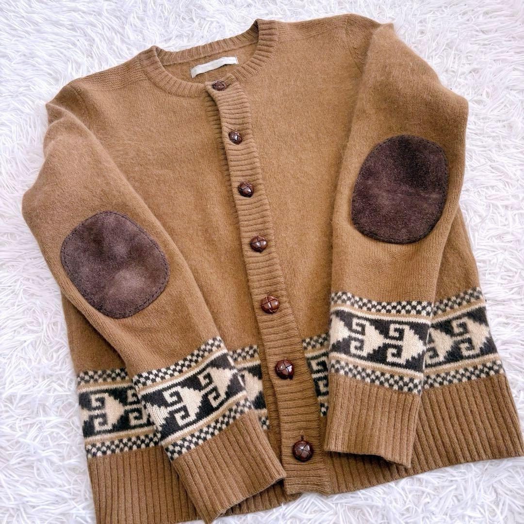 02AW ナンバーナイン カーディガン ジョージ期 アンゴラ エルボーパッチ 3