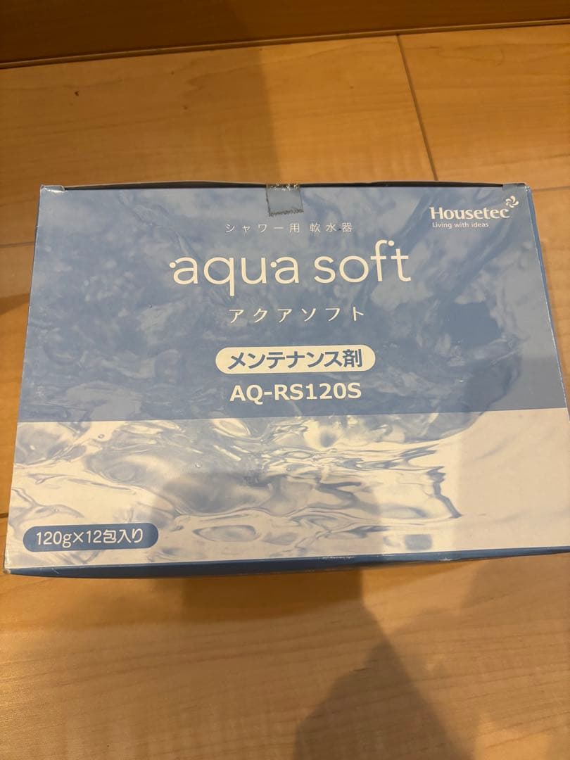aqua soft シャワー用軟水器 AQ-S401とメンテナンス剤2点セット