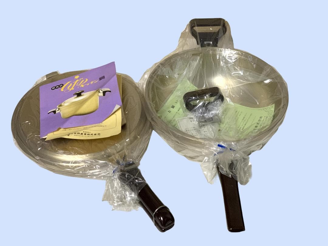 M9332 しばのキッチン 3点セット　片手鍋　両面焼フライパン 未使用