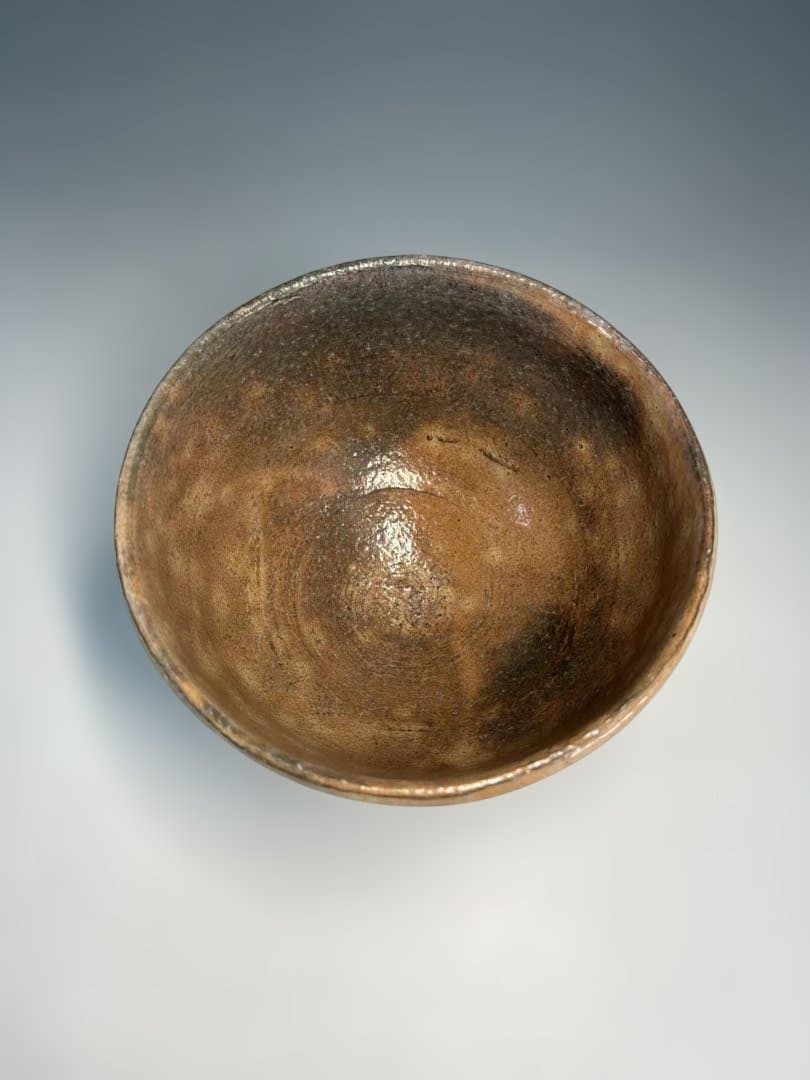 【中古品】十四代坂倉新兵衛造　萩茶碗（共箱）