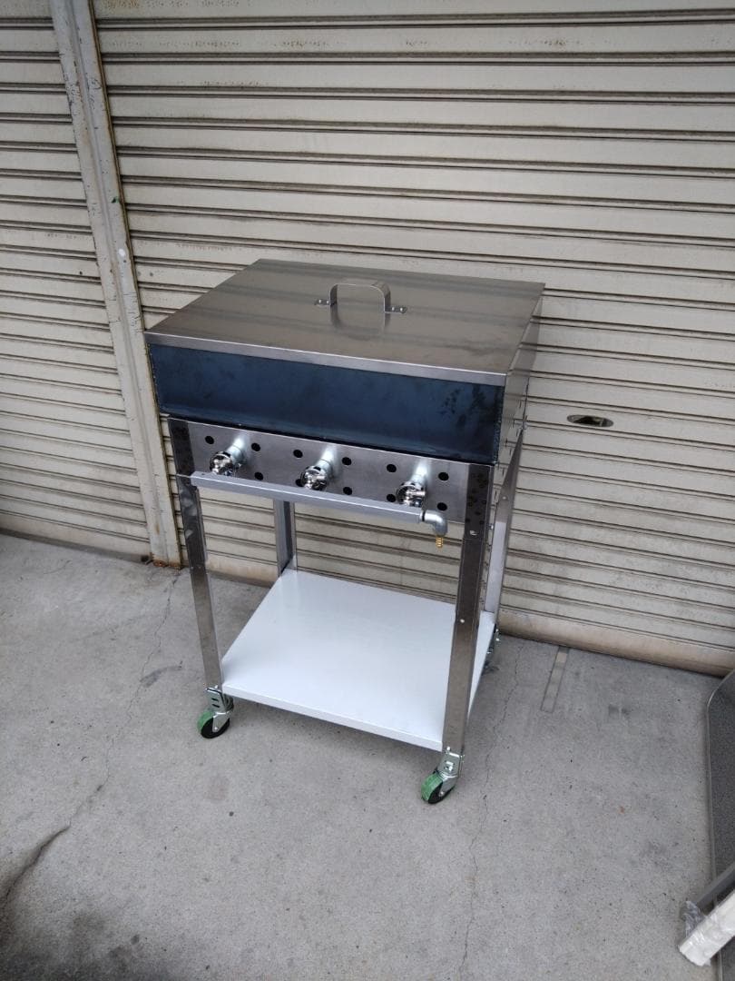 石焼き芋やけます　さつまいも　独立開業　壺焼　プロパンガス　専用台付き　やきいも