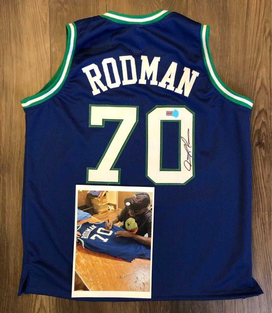 DENNIS RODMAN サイン入り ダラスマーベリックスジャージ ロッドマン