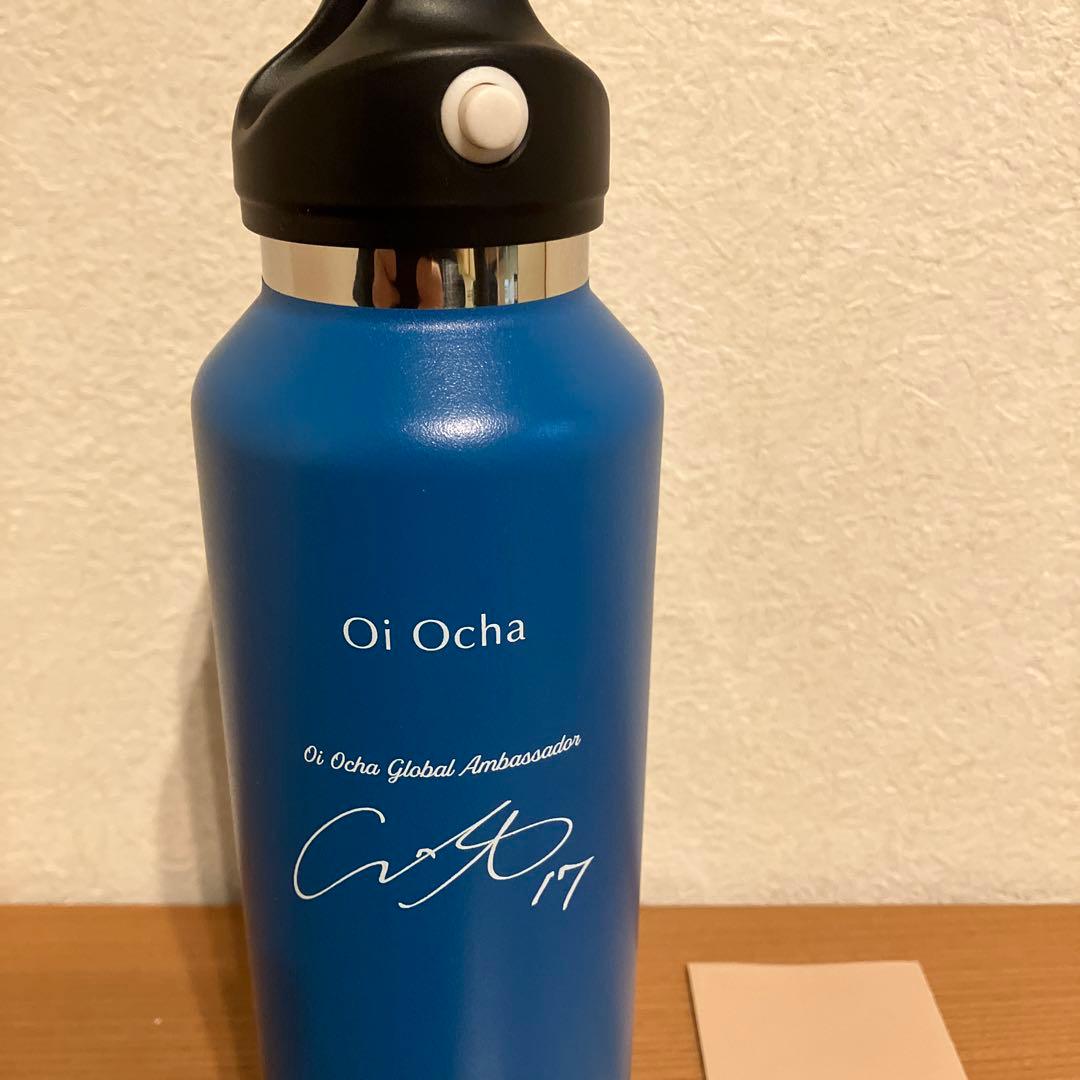 伊藤園　お～いお茶　大谷翔平選手　オリジナルマイボトル 非売品　ブラック×ブルー