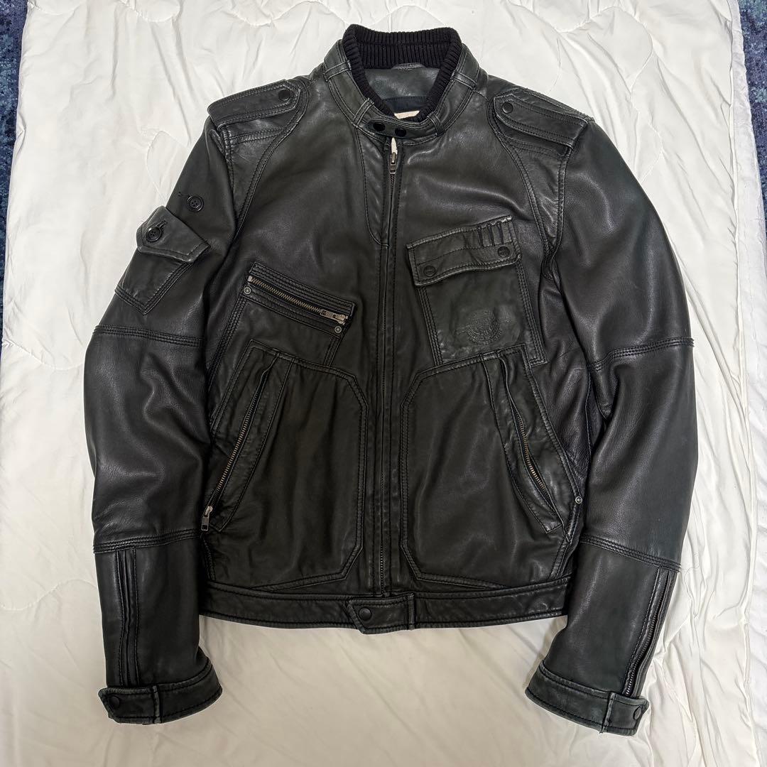 ®︎　　diesel leather jacket archive