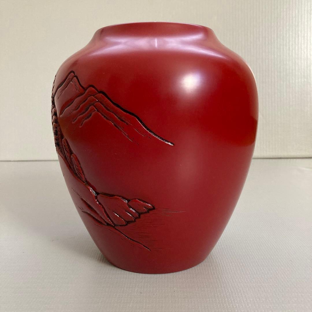 花器　村上木彫堆朱