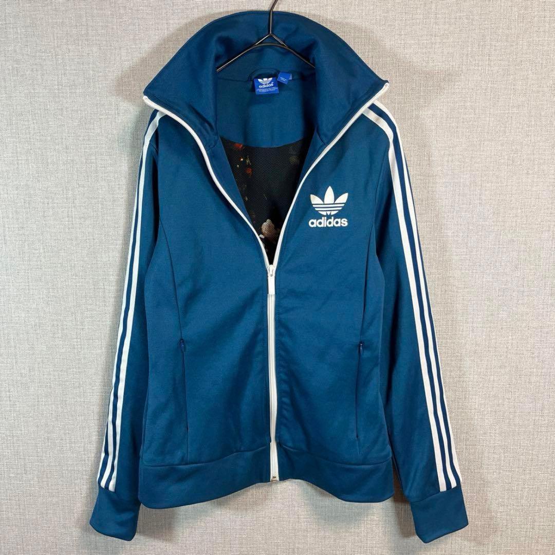 ♥*♥様 adidasアディダスオリジナルス裏地花柄トラックジャケットジャージブ