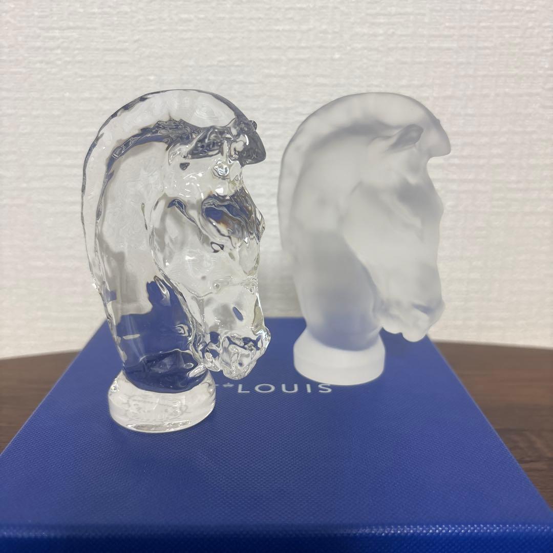サンルイ　エルメス　シュバル　チェス　駒　ポーン　クリスタル　馬