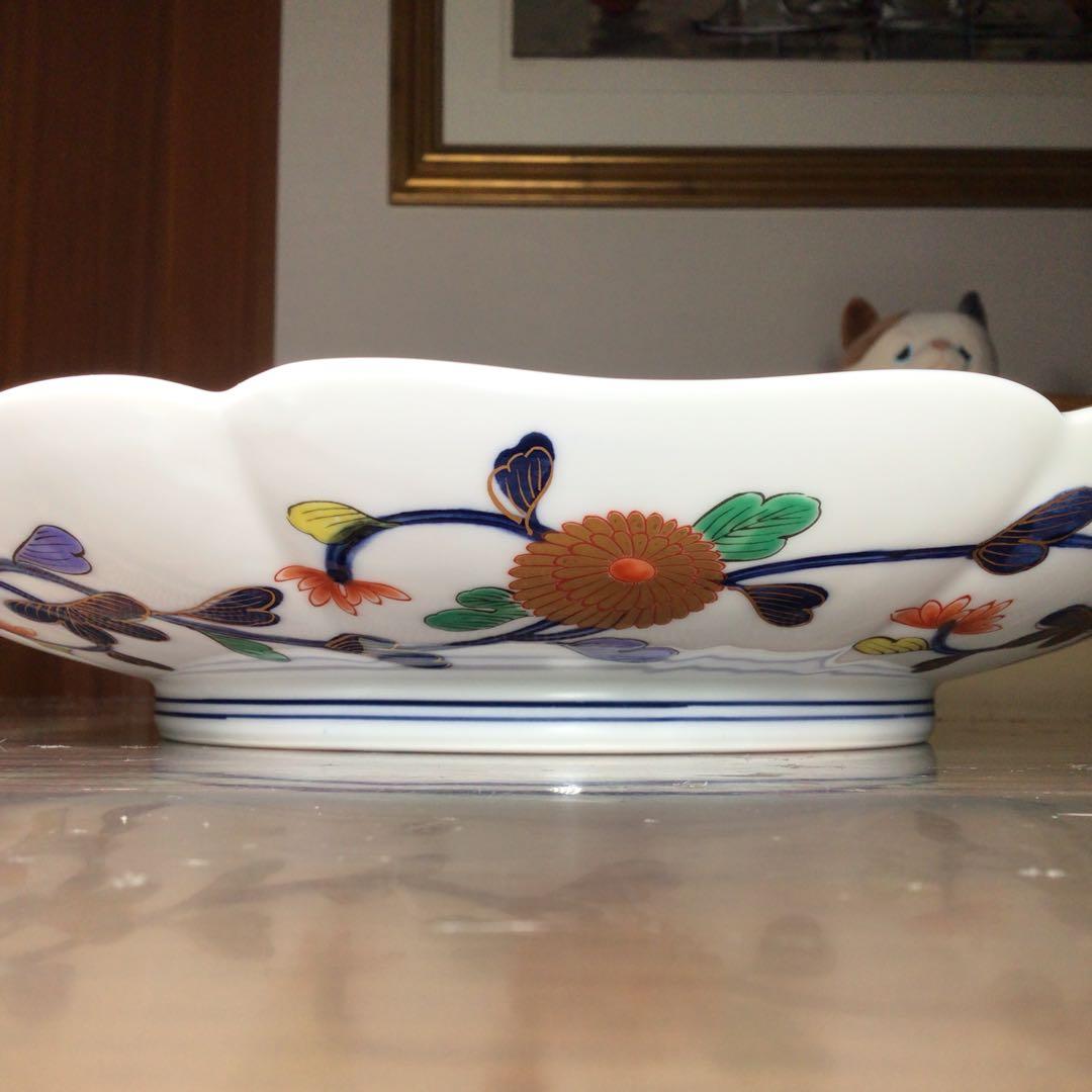 『未使用・痛み品』　其泉　『琳派古伊万里　盛皿・中』　大皿　32cm