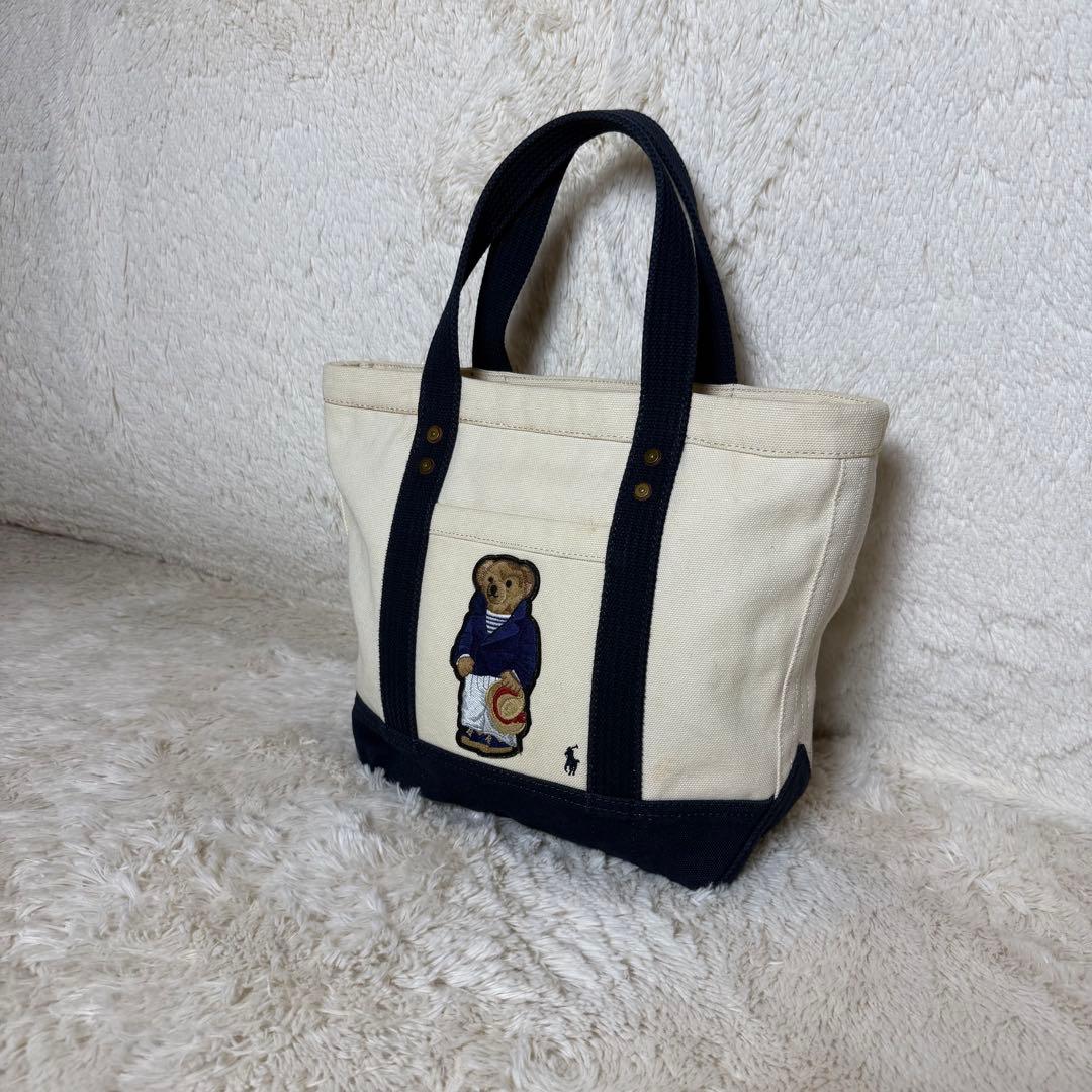 ポロ ラルフローレン ポロベア キャンバス トートバッグ スモール