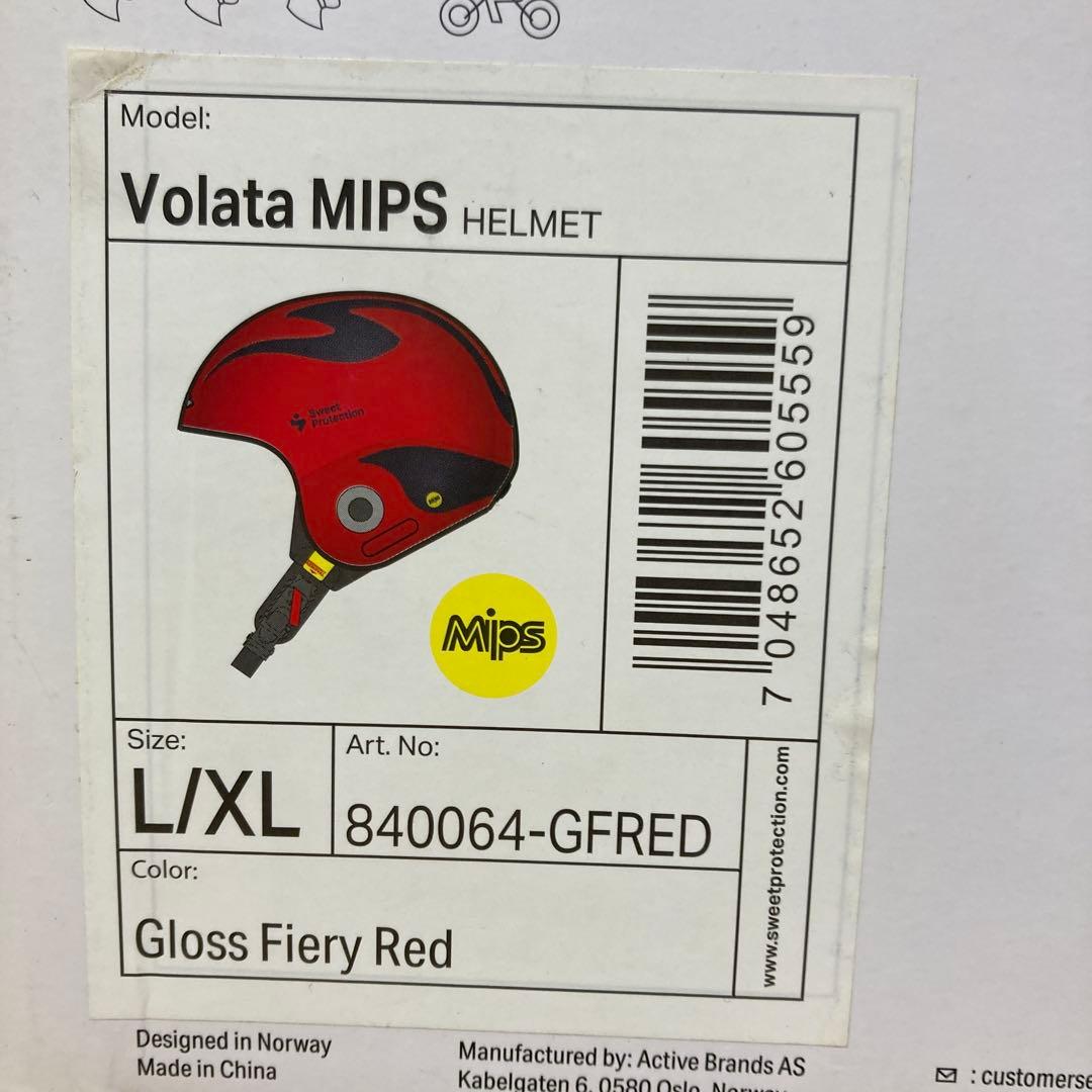 スウィートプロテクション ヘルメット Gloss Fiery Red赤 L/XL