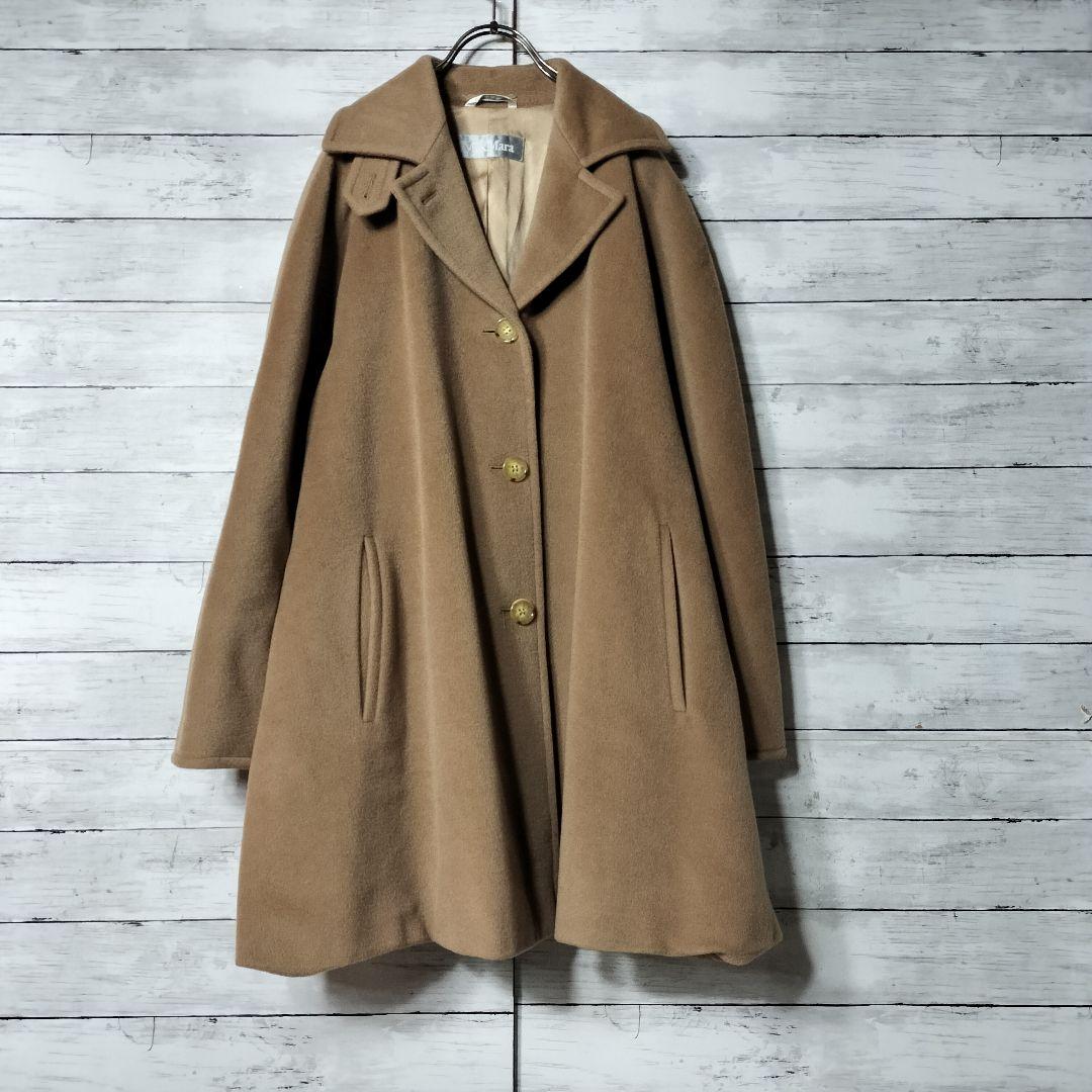 MAXMARA マックスマーラ 白タグ チェスターコート ロングコート ウール