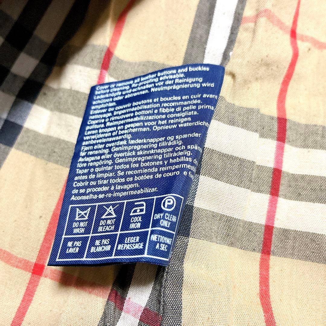 ヴィンテージ　バーバリーズ　 ステンカラーコート　ノバチェック　48