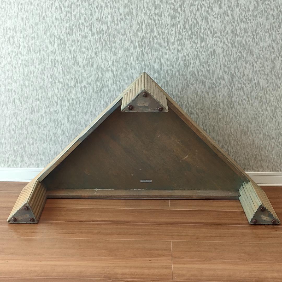 カサブランカ　ローテーブル　ラタン　コーヒーテーブル