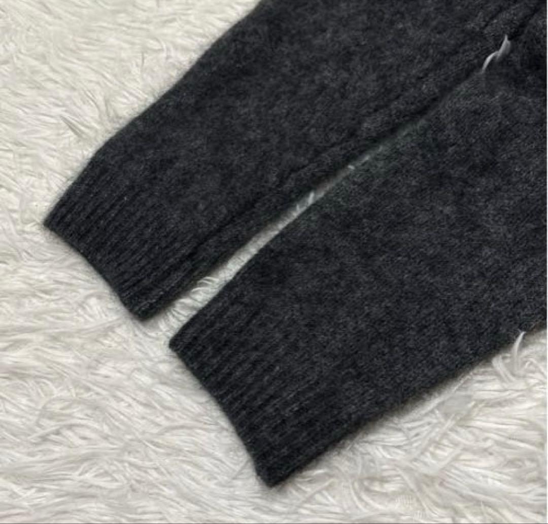 未使用級ミューズドゥドゥーズィエムクラス ふわふわシャギーボート ネックニット