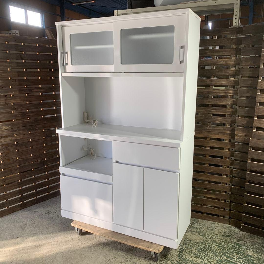 K782 手作り家具工房日本の匠 キッチンボード 食器棚 W120cm
