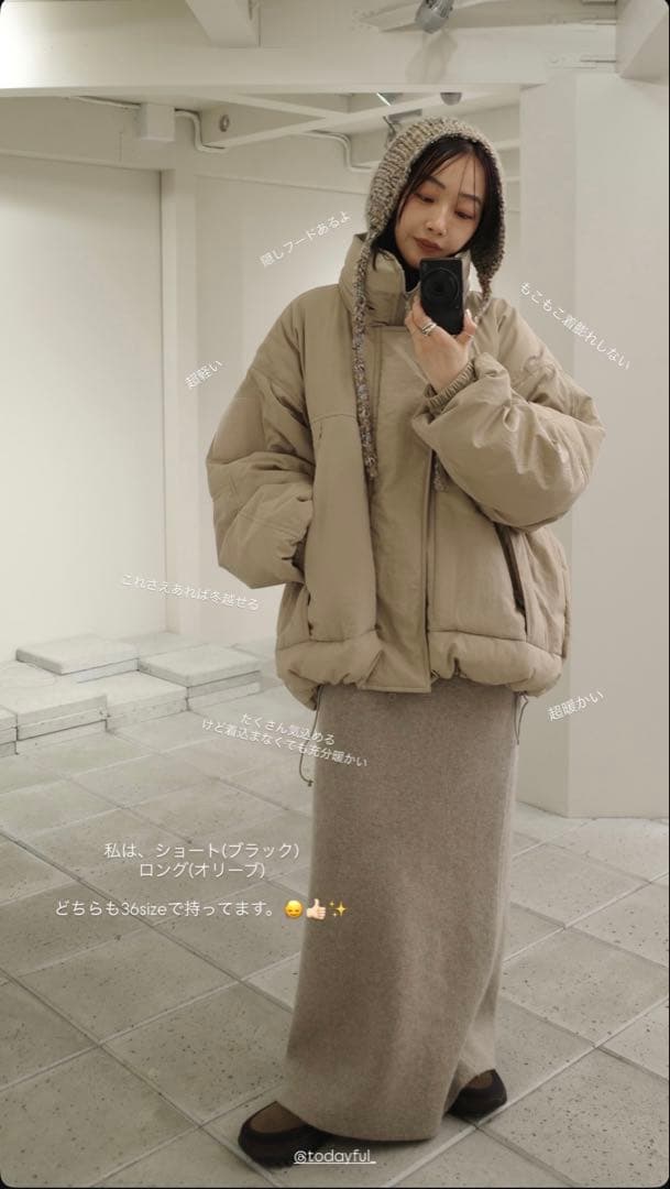 ジャケット・アウター todayful Monster Down Jacket