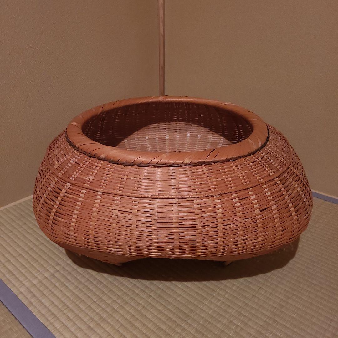 四つ足整理篭（大）日本民芸館展民芸協会賞