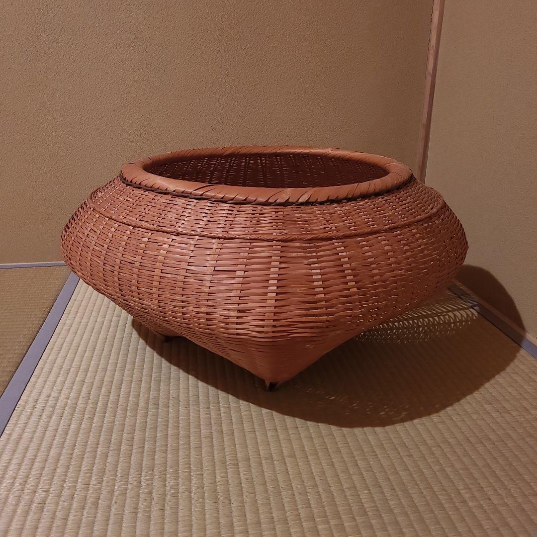 四つ足整理篭（大）日本民芸館展民芸協会賞