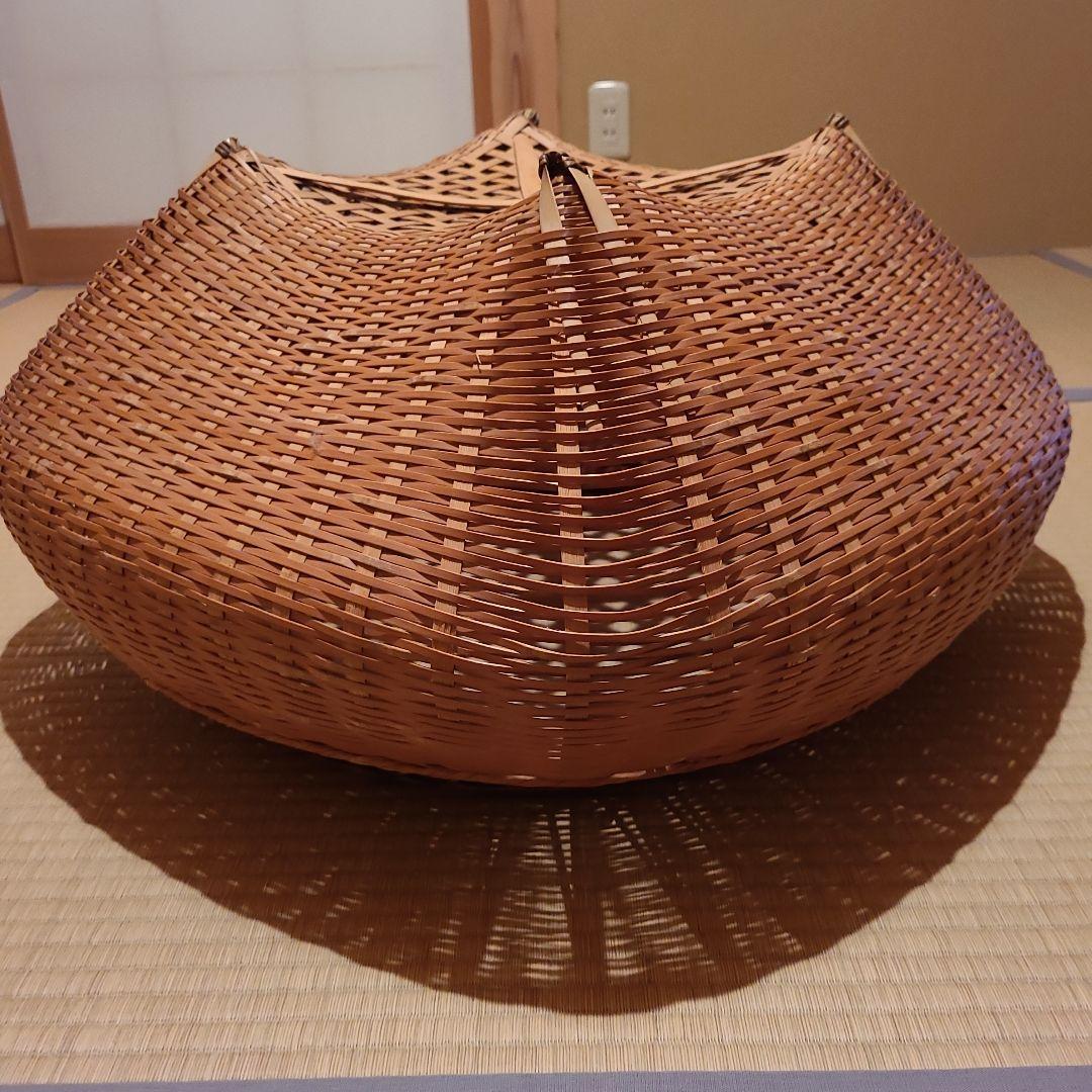 四つ足整理篭（大）日本民芸館展民芸協会賞