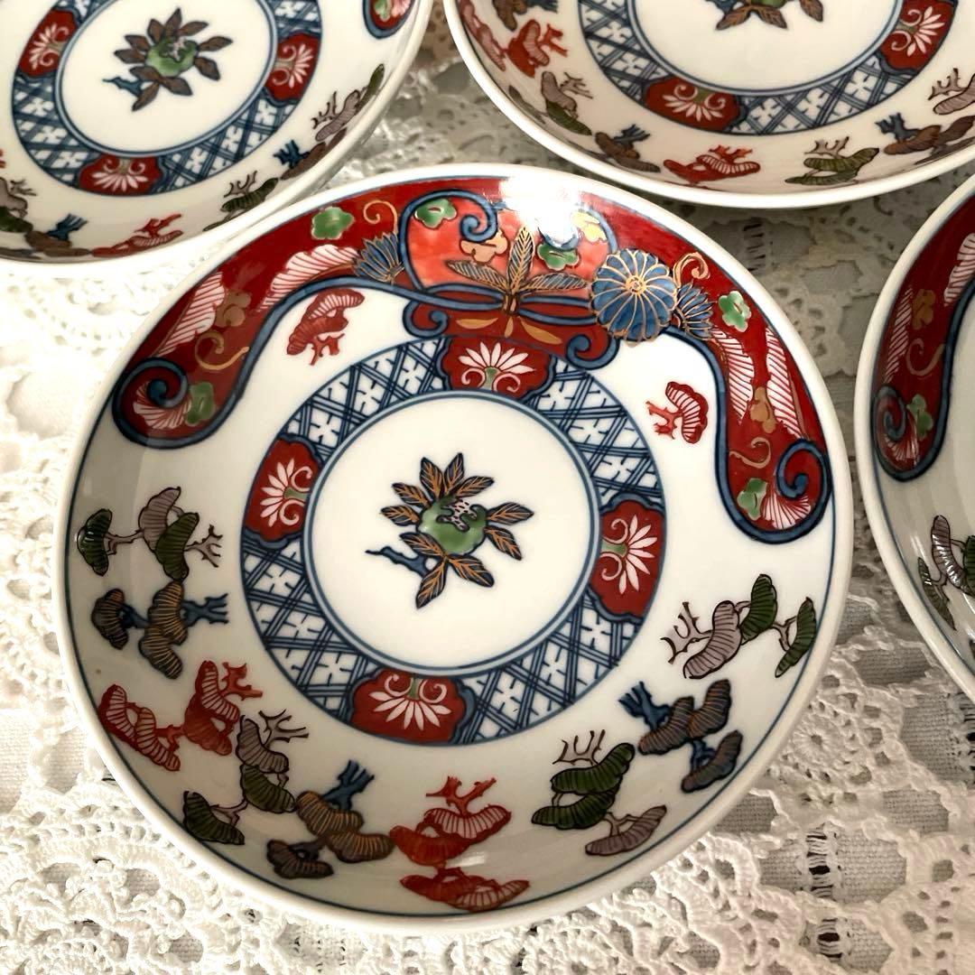 源右衛門　松絵　木箱入り五枚セットのお値打ち品　　銘々皿　　新品　一級品