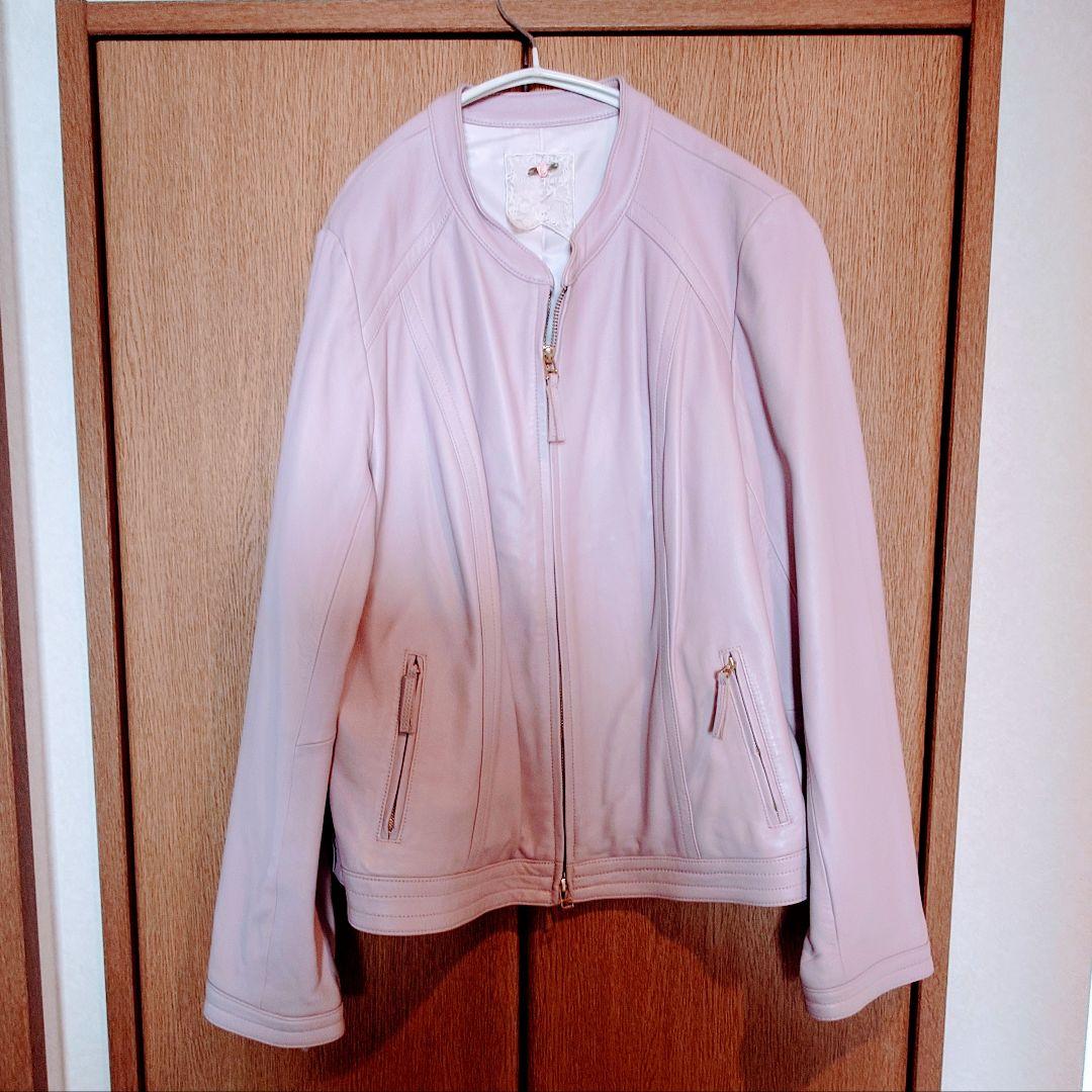 ローズティアラ　46 ライダーズ羊革ジャケット　定価50,600円