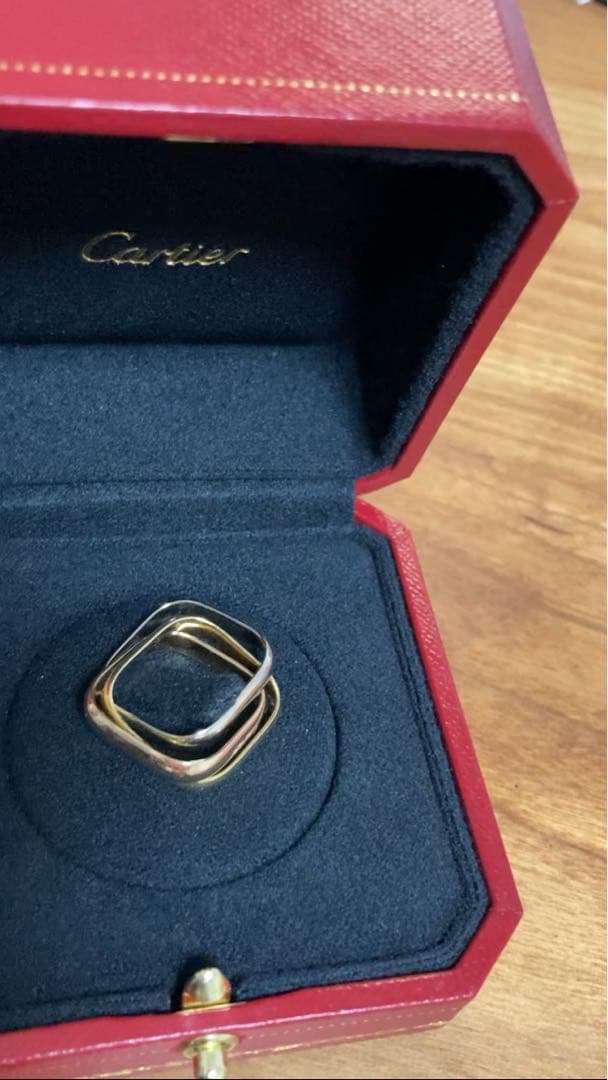 カルティエ　トリニティ　クッションリング