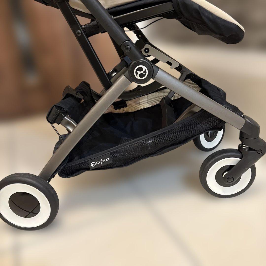 【美品】cybex サイベックス　リベル　アーモンドベージュ　純正バンパー付き