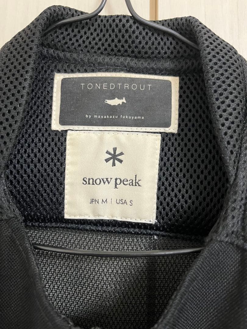  peak スノーピーク TONEDTROUT ベスト